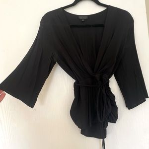 Topshop, size 6, black blouse